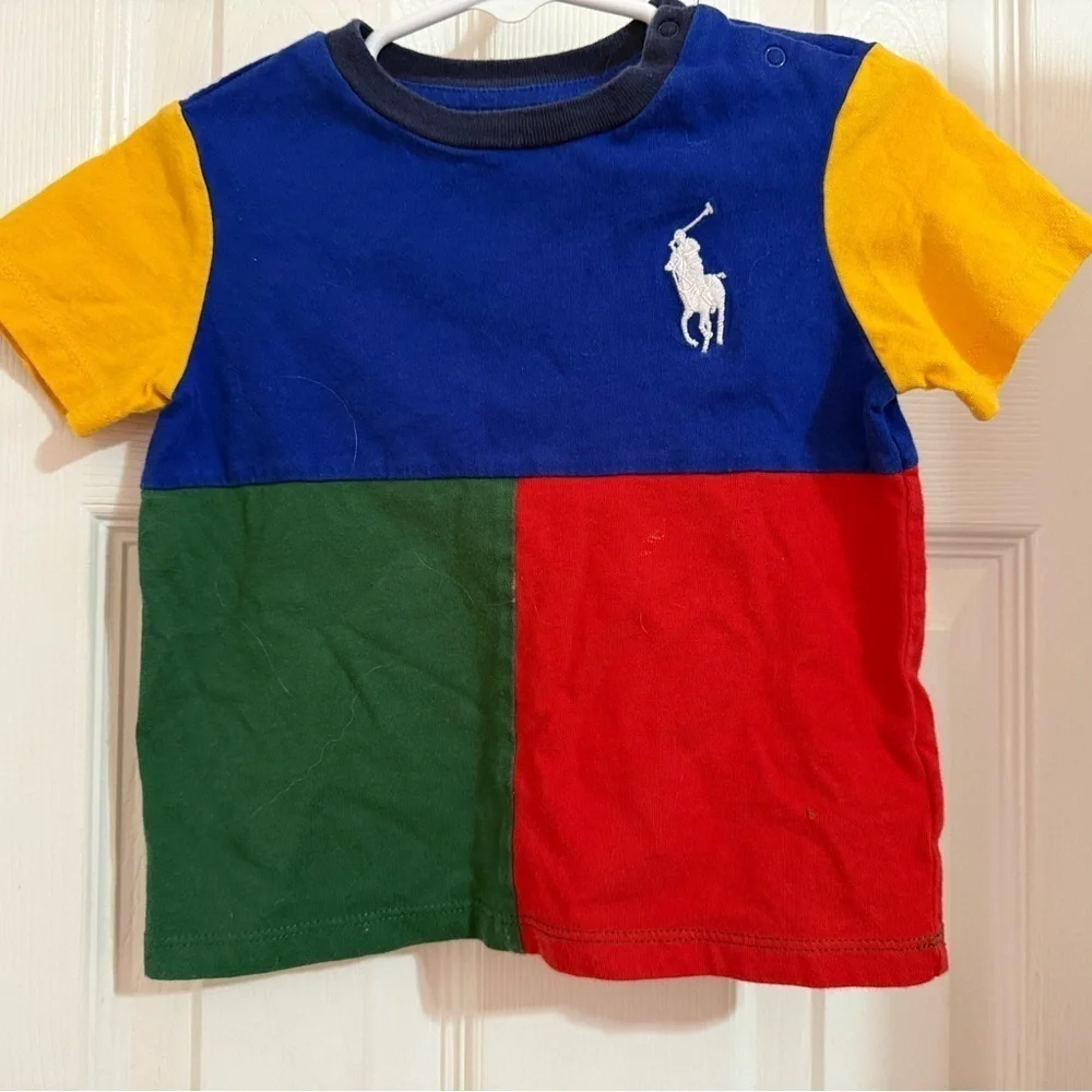 Ralph Lauren Colorblock Short Sleeve Tee